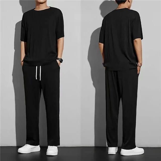 OS Mens Stretchabale Solid Tracksuit PRODUCT CODE (OS0005560)