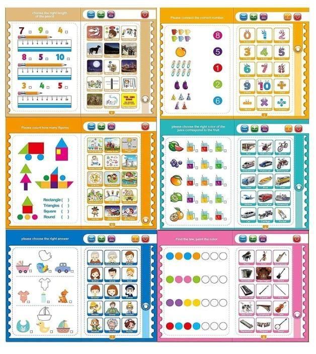 OS Phonetic Educational ABC 123 Learning Book with Sound - Multicolor PRODUCT CODE (OS0001125)