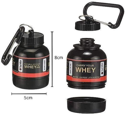 OS Digital Protein Powder and Supplement Funnel Keychain - Protein Powder Container with Durable Key-Chain PRODUCT CODE(OS0006014)