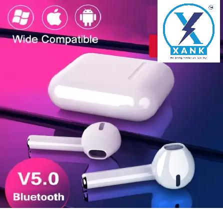 XANK TWS i12 Bluetooth Earphone with Portable Charging Case (White, True Wireless) PRODUCT CODE(OS0008509)