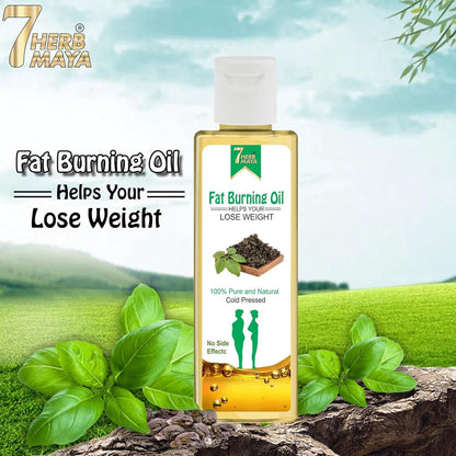 7Herbmaya Fat Burning Oil, Slimming oil, Fat Burner, Anti Cellulite & Skin Toning Slim Oil (Pack of 2)