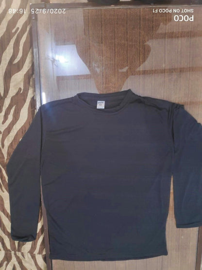 OS Cotton Blend Solid Full Sleeves T-Shirt PRODUCT CODE (OS0005523)