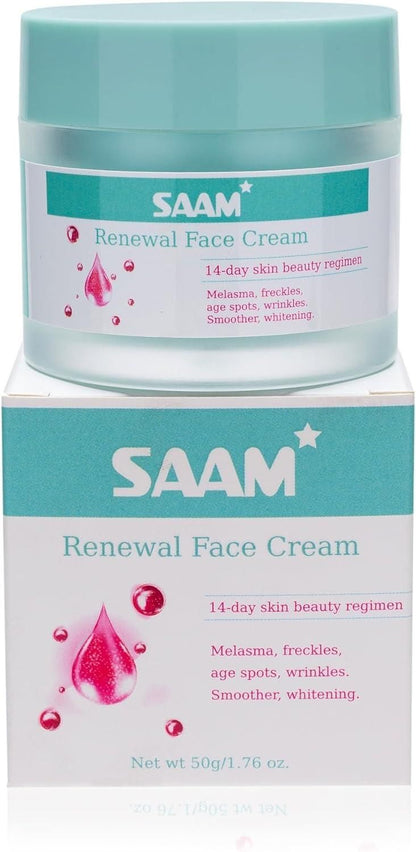 OS Saam renewal face cream, remove wrinkles, melasma, freckles, skin aging, dark skin (Pack Of 2) PRODUCT CODE (OS0001356)