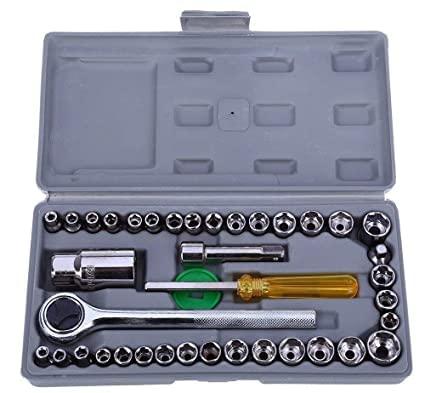 OS 40 in 1 Pcs Multi-Purpose Socket Wrench Tool Kit for Repairing Socket Set PRODUCT CODE (OS0004581)