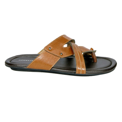 OS AM PM Genuine Leather Men's Daily Wear Slippers PRODUCT CODE (OS0007027)