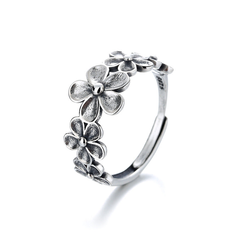 Eye Daisy Winter Plum Temperament Popular Joint Ring