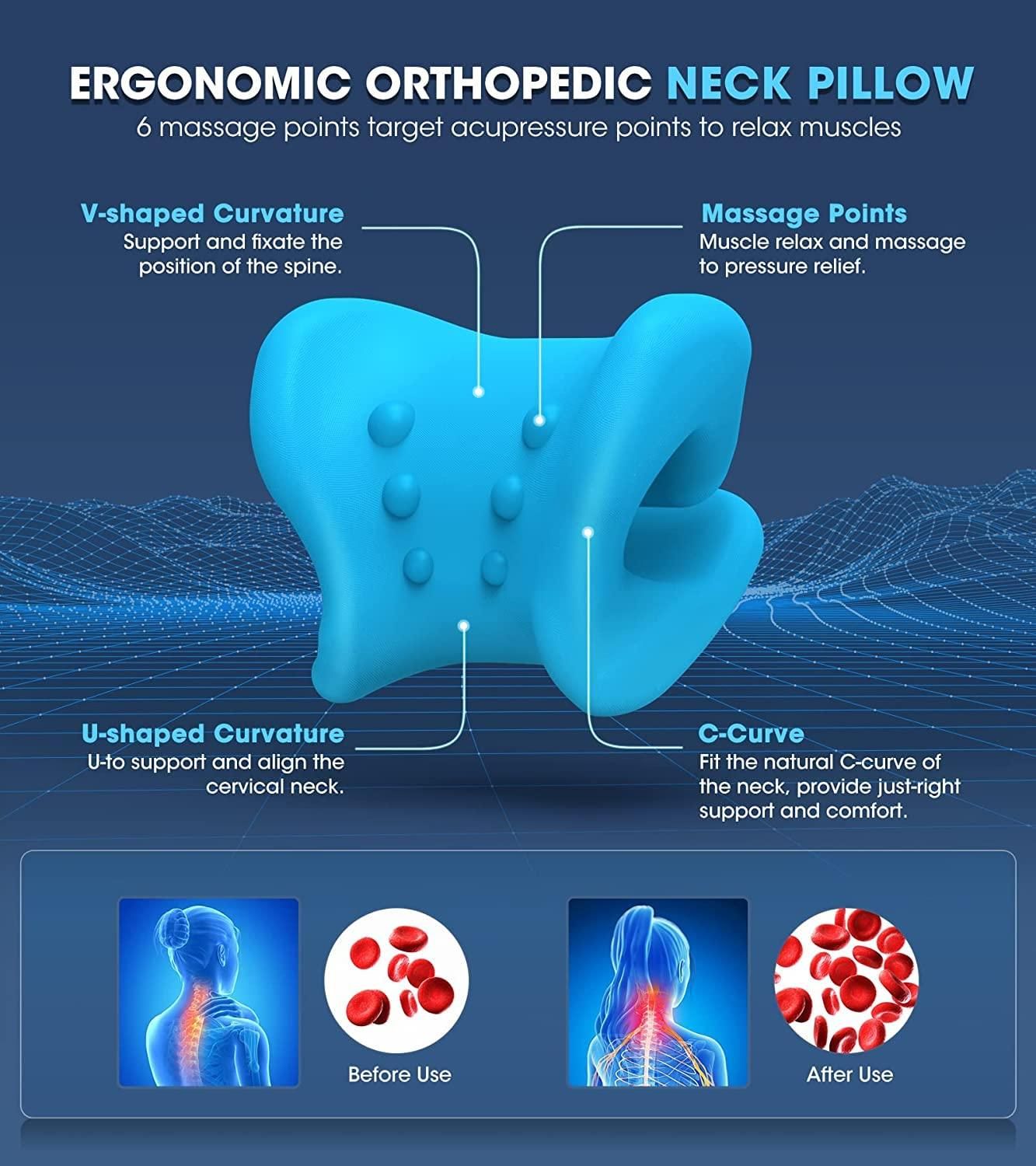 OS Neck and Shoulder Relaxer For Cervical Spine Alignment PRODUCT CODE(OS0002013)