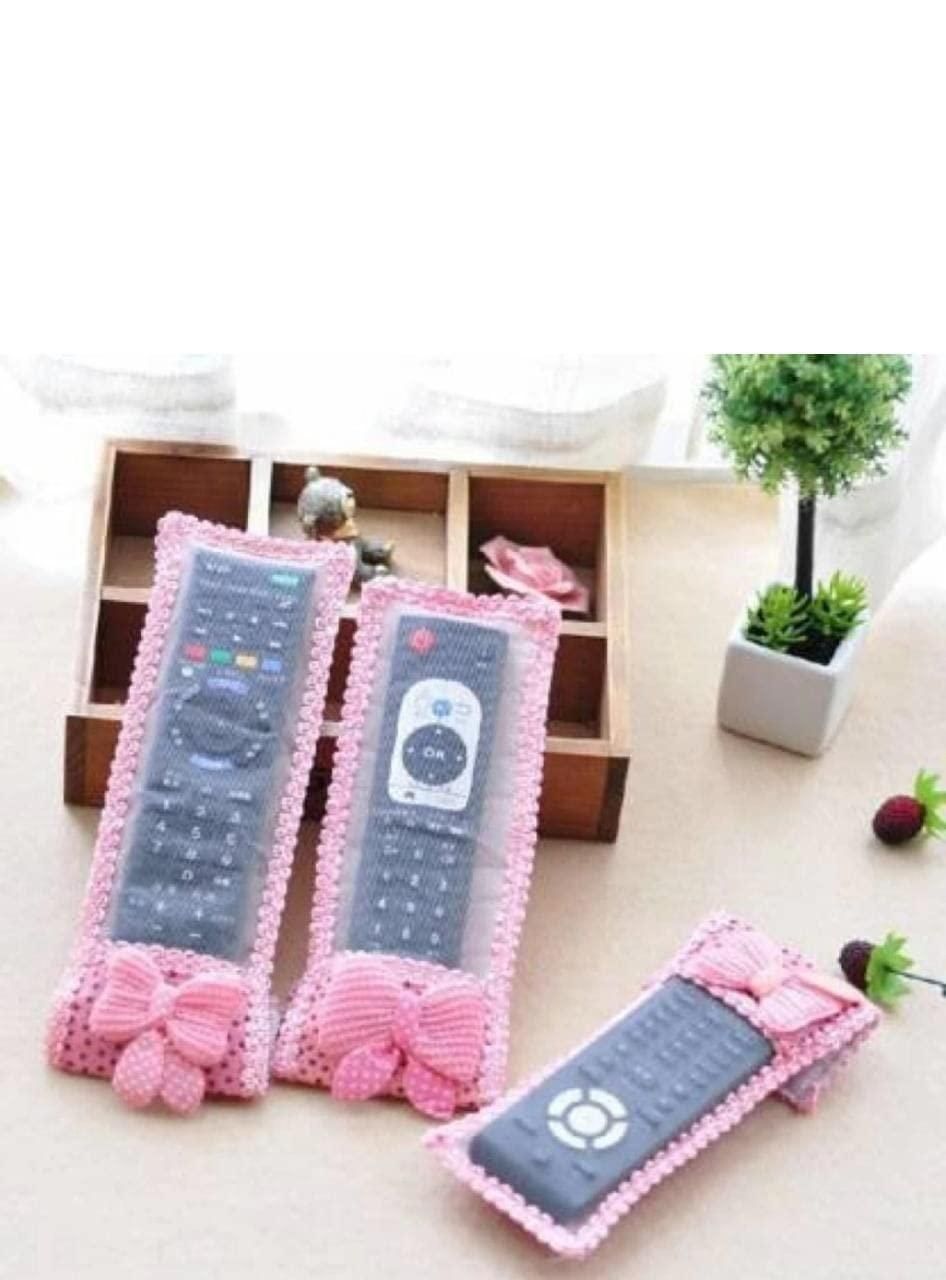 OS Cute and Attractive Dust's Proof Remote Control Cover (3Pcs) PRODUCT CODE (OS0004632)