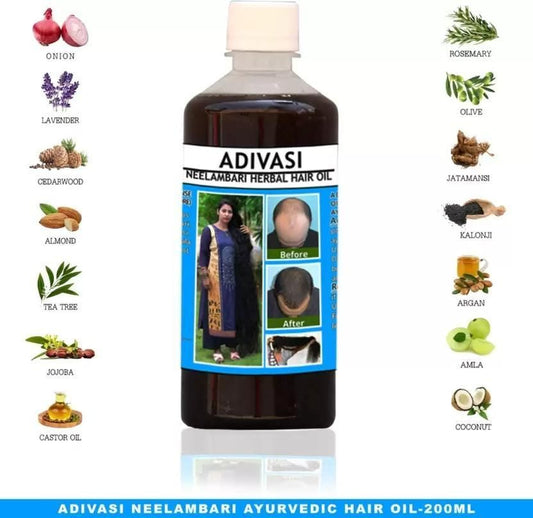 Adivasi Neelabari Herbal Hair Oil PRODUCT CODE(OS0008543)