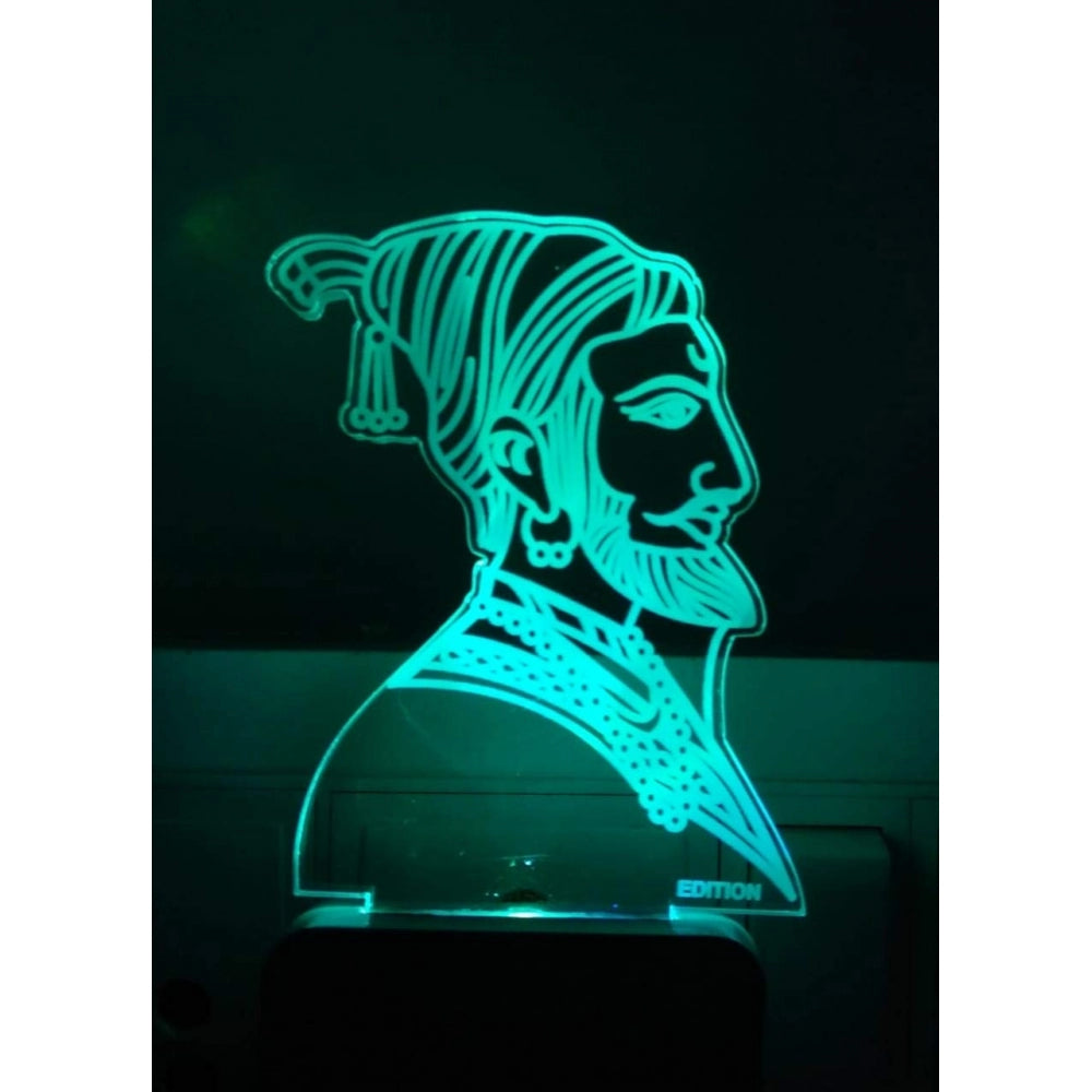 Generic Chatrapathi Shivaji AC Adapter Night Lamp