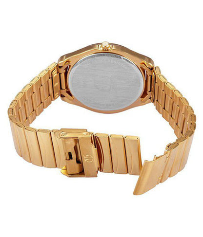 OS STYLISH TITAN ANALOG WATCH WITH DAY & DATE - GOLDEN PRODUCT CODE (OS0008287)