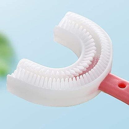 OS Manual Toothbrush U Shaped Soft Silicone Brush PRODUCT CODE(OS0002018)