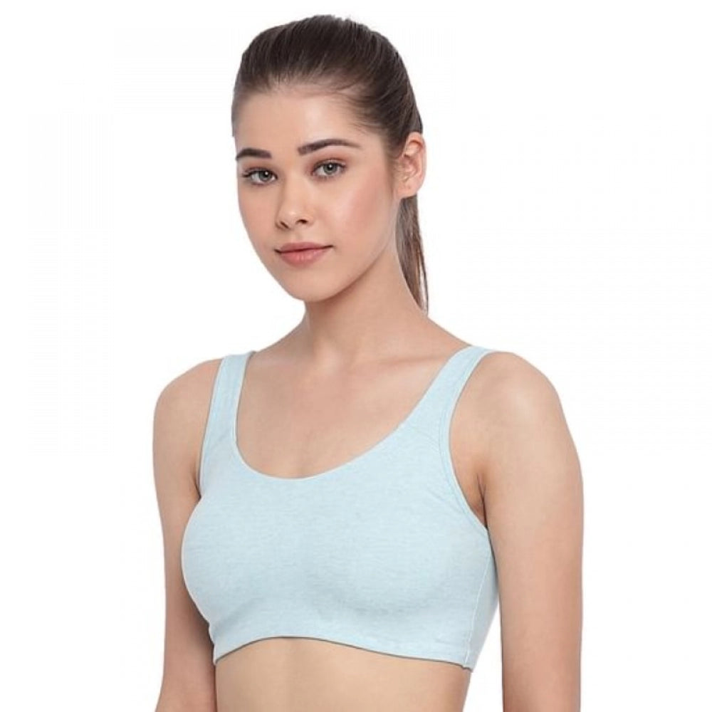 Enamor Women'S Low Impact Brassiere (Model: SB06, Color: CapriMelange, Material: Cotton)