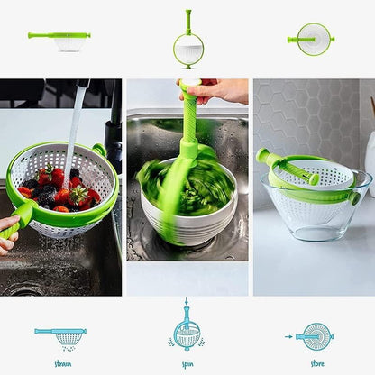 OS Salad Spinner & Drain Lettuce Vegetable Drain Baske PRODUCT CODE (OS0004509)