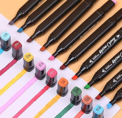 OS Twin Head Pen Set for Sketching (80 Colors) - Multicolor 24 Pcs PRODUCT CODE (OS0001124)