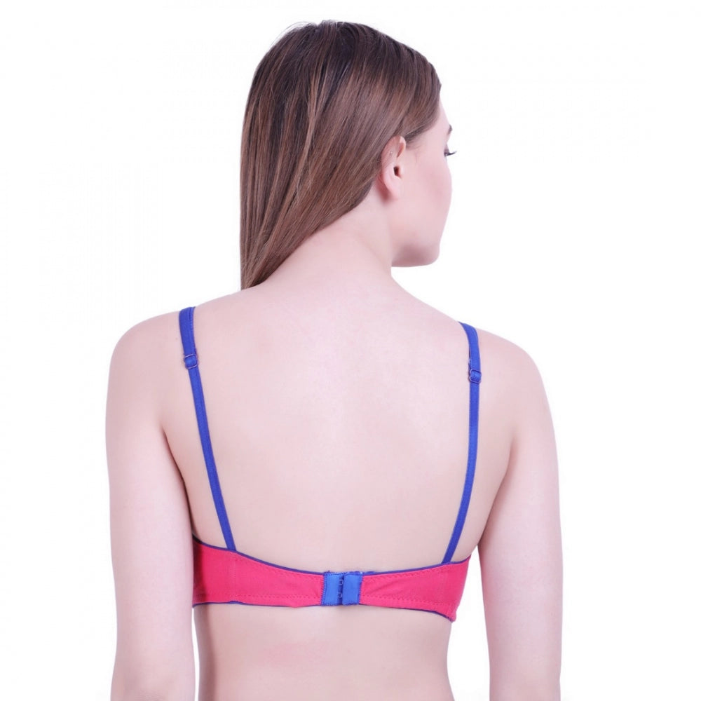 Generic Women's Cotton Bra (Material: Cotton, (Color: Pink)