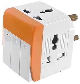 OS �3 Pin Multi Plug Socket Adapter PRODUCT CODE(OS0008381)