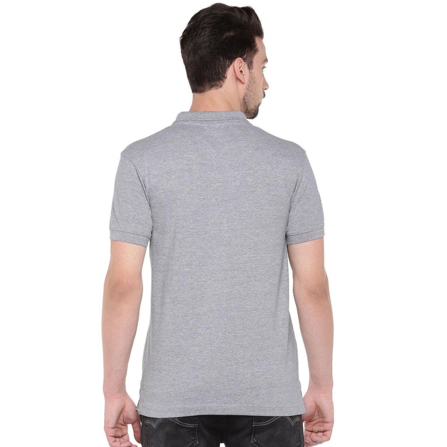 OS Cotton Blend Solid Half Sleeves Polo T-Shirt PRODUCT CODE (OS0005520)