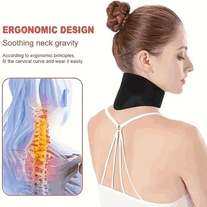 OS Tourmaline Neck Brace Neck Massager Magnetic Neck Support PRODUCT CODE(OS0006026)