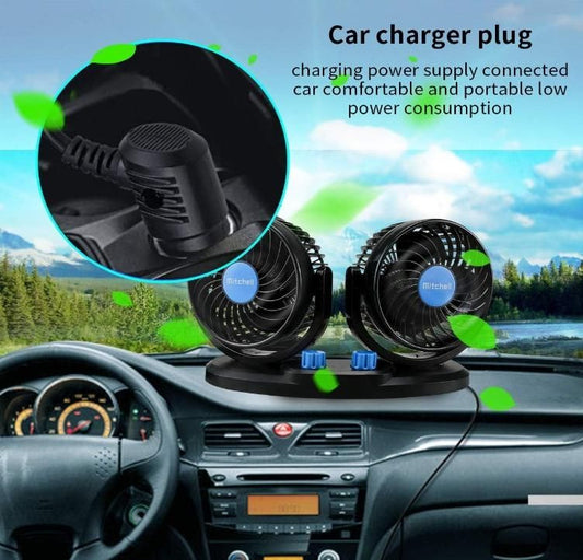 OS Car Air Circulation Fan 360� Rotatable Auto Car Cooling Fan PRODUCT CODE(OS0008360)