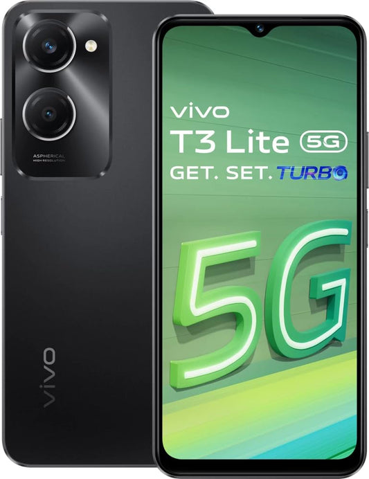 Vivo T3 Lite 5G Smartphone (Majestic Black, 6GB Ram 128GB Storage) PRODUCT CODE (OS00017003)