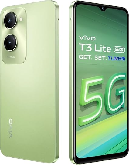 Vivo T3 Lite 5G Smartphone (Vibrant Green, 6GB Ram 128GB Storage) PRODUCT CODE (OS00017002)