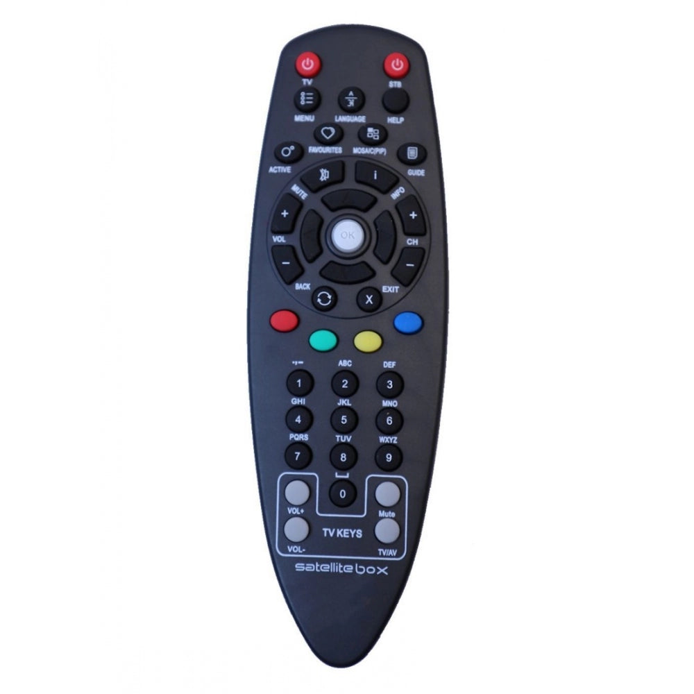 Generic Set Top Box Remote, Compatible With VIDEOCON D2H Set Top Box Remote Control_Old Remote Functions Must Be Exactly Same (Color:Multi)