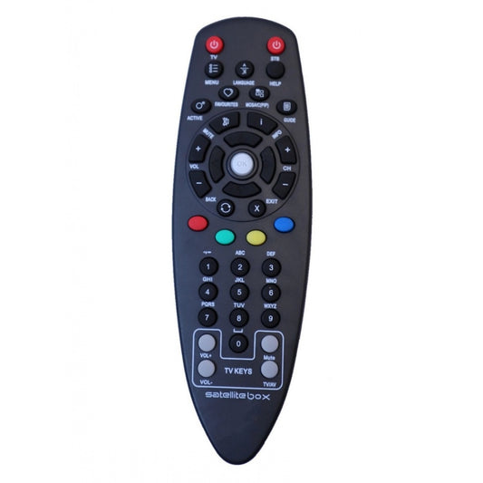 Generic Set Top Box Remote, Compatible With VIDEOCON D2H Set Top Box Remote Control_Old Remote Functions Must Be Exactly Same (Color:Multi)