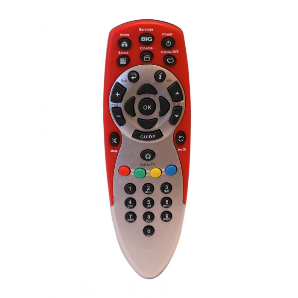 Generic Set Top Box Remote, Compatible With Big TV Set Top Box Remote Control_Old Remote Functions Must Be Exactly Same (Color:Multi)