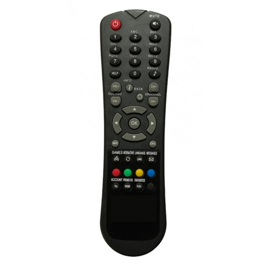 Generic Set Top Box Remote No. 3, Compatible With Hathway Set Top Box Remote Control_Old Remote Functions Must Be Exactly Same (Color:Multi)