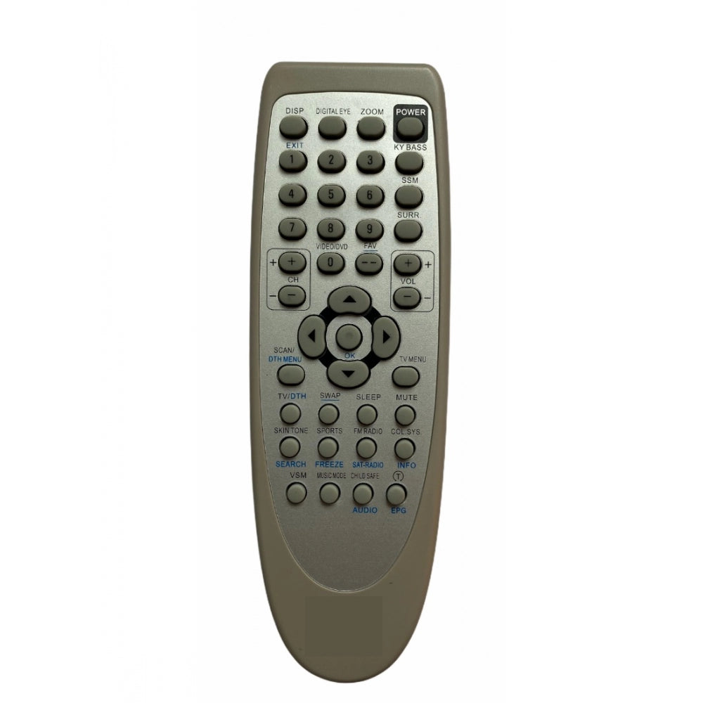 Generic Crt TV Remote No. 115, Compatible With Onida TV Remote Control_Old Remote Functions Must Be Exactly Same (Color:Multi)