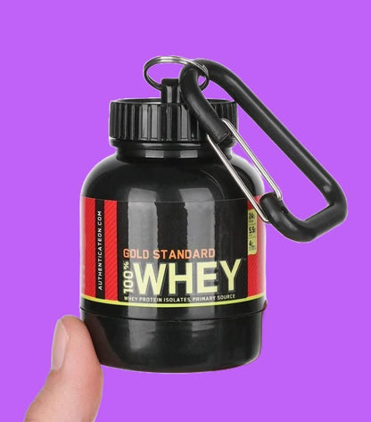 OS Digital Protein Powder and Supplement Funnel Keychain - Protein Powder Container with Durable Key-Chain PRODUCT CODE(OS0006014)