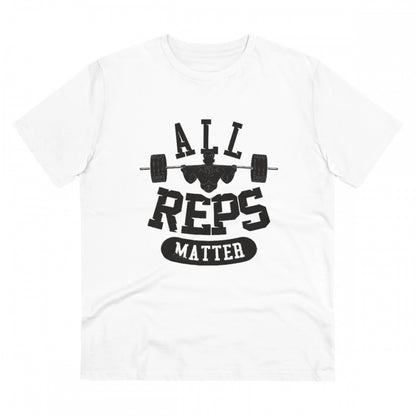 Generic Men's PC Cotton All Reps Matter Printed T Shirt (Color: White, Thread Count: 180GSM)