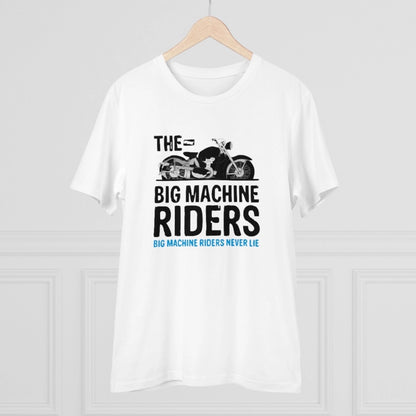 Generic Men's PC Cotton Bike Ride Design Printed T Shirt (Color: White, Thread Count: 180GSM)