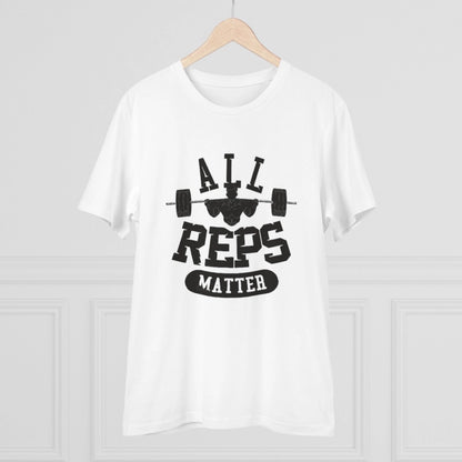 Generic Men's PC Cotton All Reps Matter Printed T Shirt (Color: White, Thread Count: 180GSM)