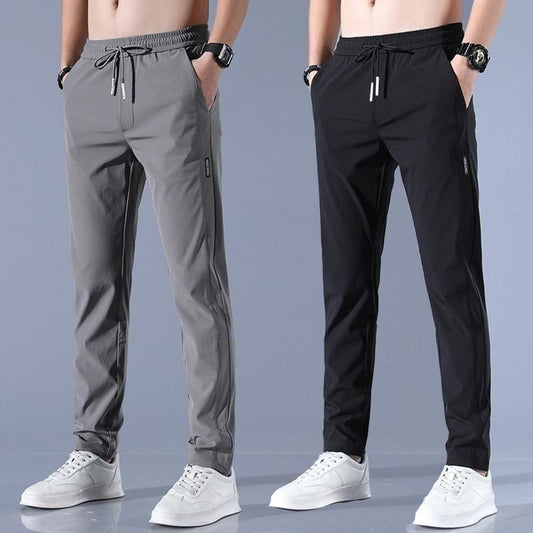 GMG Men's Solid Black & Grey Track Pants Pack of 2 PRODUCT CODE (GMG0005082)