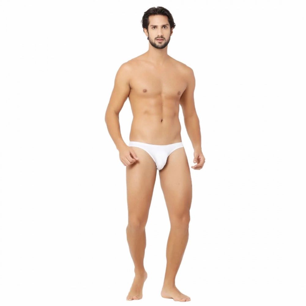 Generic Men's Cotton Ultra Soft Briefs Underwear (White)