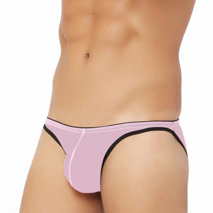 Generic Men's Mesh Power Net Transparent Sexy Brief Underwear (Pink)