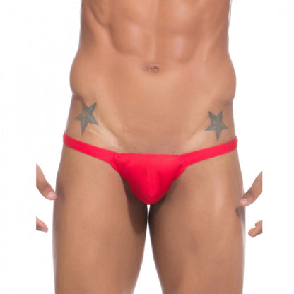 Generic Men's Cotton Spandex Exotic Underwear Underwear (Red)