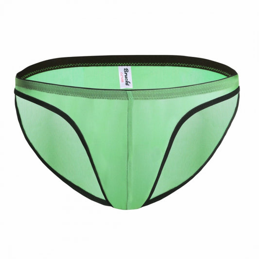 Generic Men's Mesh Power Net Transparent Sexy Brief Underwear (Green)