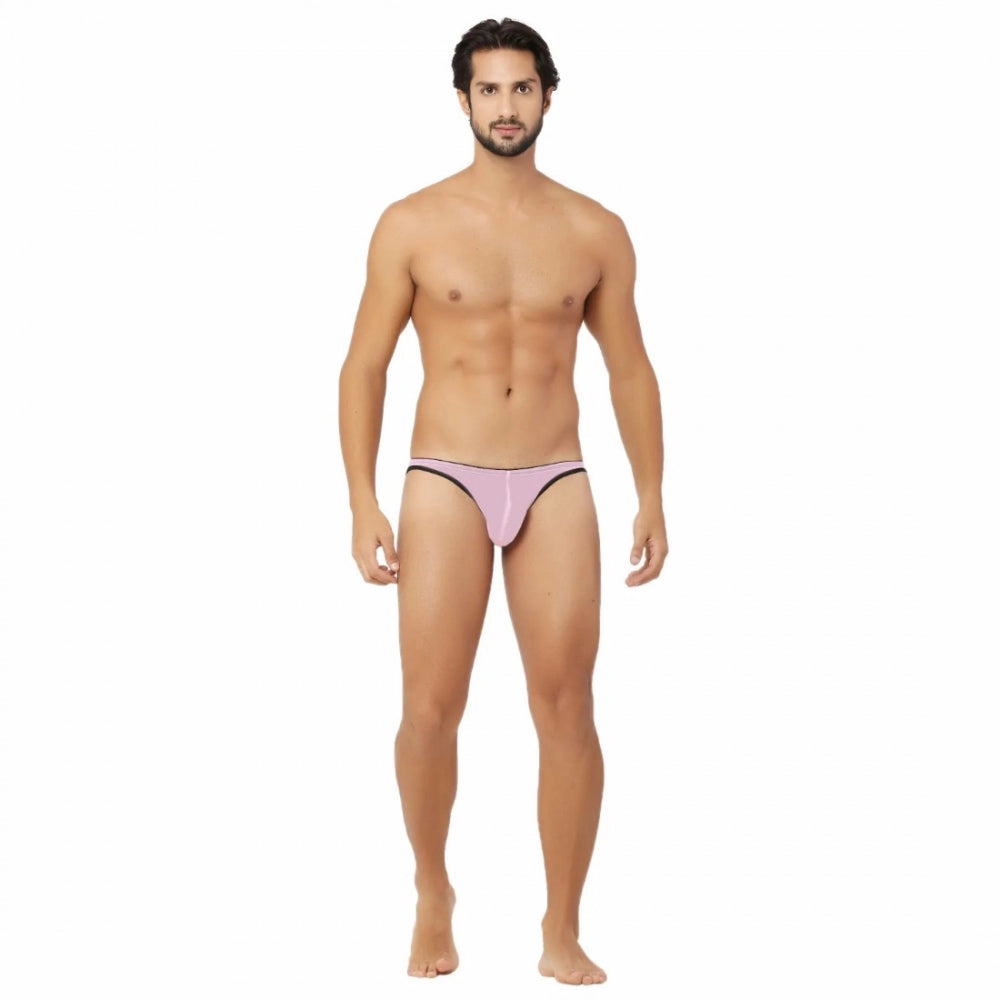 Generic Men's Mesh Power Net Transparent Sexy Brief Underwear (Pink)