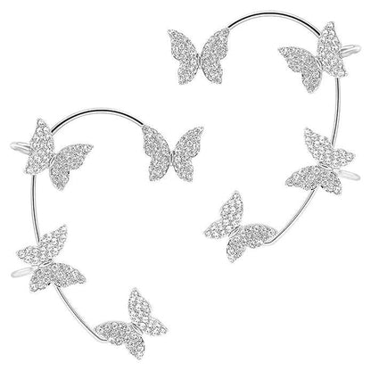 Stylish Butterfly Ear Crawler Cuff Earrings For Women And Girls PRODUCT CODE (OS0006888)