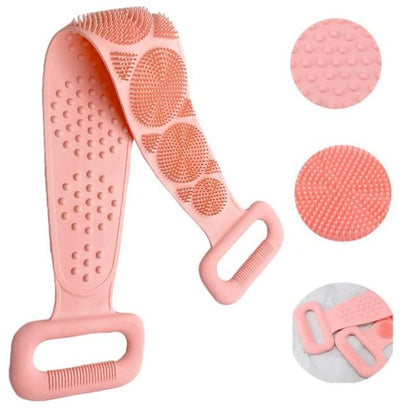 OS Back Scrubber- Silicone Body Double Side Bathing Back Scrubber PRODUCT CODE (OS0004775)