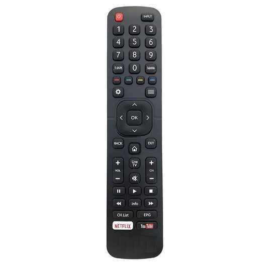 Generic Remote with YouTube and Netflix (No Voice Command), Compatible with Vu LCD, LED TV Remote (Exactly Same Remote will Only Work)