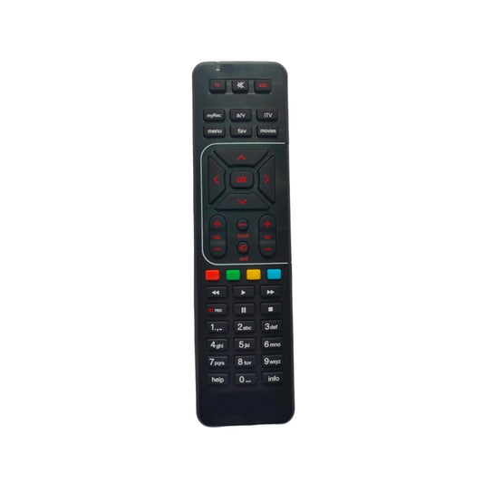 Generic DTH Remote with Recording Feature, Compatible with Airtel DTH Set Top Box Remote (Pairing Required to Sync TV Functions)