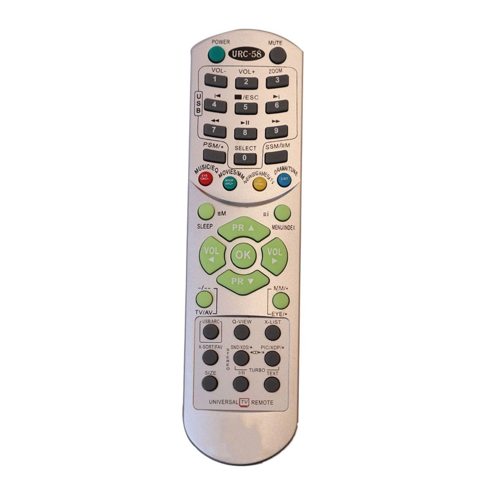 Generic CRT TV Remote No. URC58, Compatible with LG CRT TV Remote Control (Exactly Same Remote will Only Work)