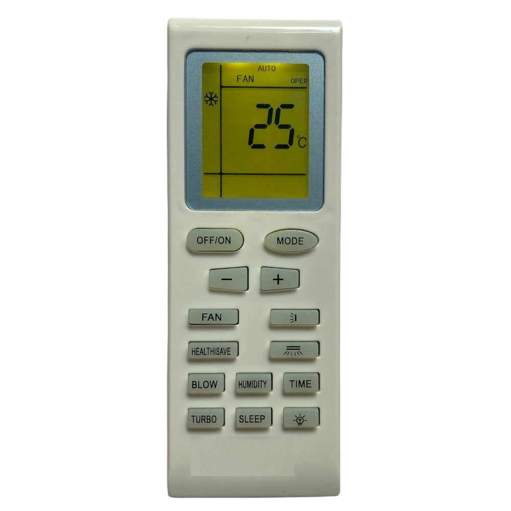 Generic AC Remote No. 18 (with Backlight), Compatible for Voltas AC Remote Control (Exactly Same Remote will Only Work)