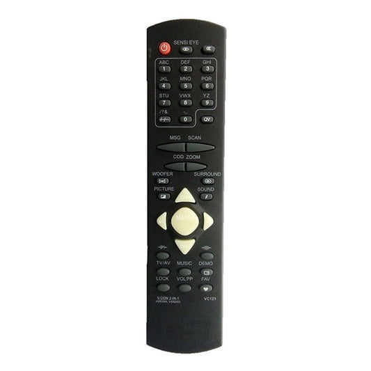 Generic Remote No. VC121, 200A, 200C, Compatible with Videocon CRT TV Remote Control (Exactly Same Remote will Only Work)