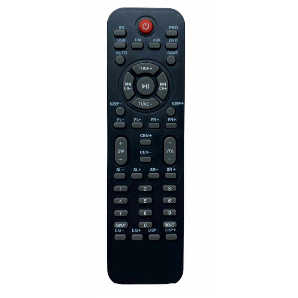 Generic 12 in 1 Home Theatre Remote, Compatible with Conic, Beston, Deltron, Hybon Home Theatre Remote (Exactly Same Remote will Only Work)