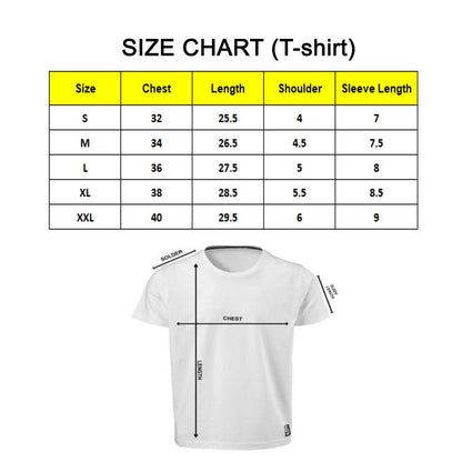 Generic Men's PC Cotton Sarif By Nature Printed T Shirt (Color: White, Thread Count: 180GSM)